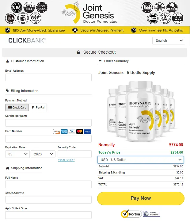 Joint Genesis order_page
